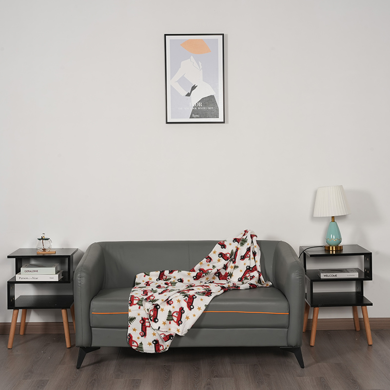 Tela polar estampada de doble cara